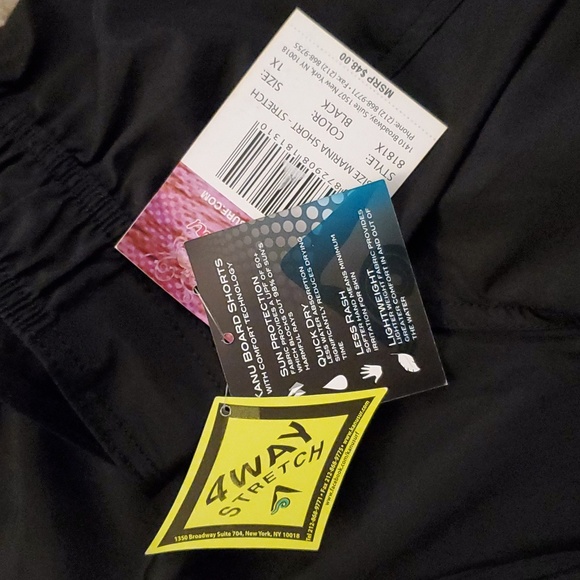 NWT sz 1X Kanu Board Shorts - Stretch - Picture 6 of 6